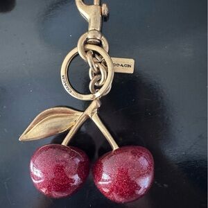 Coach Cherry Charm Brass Hardware